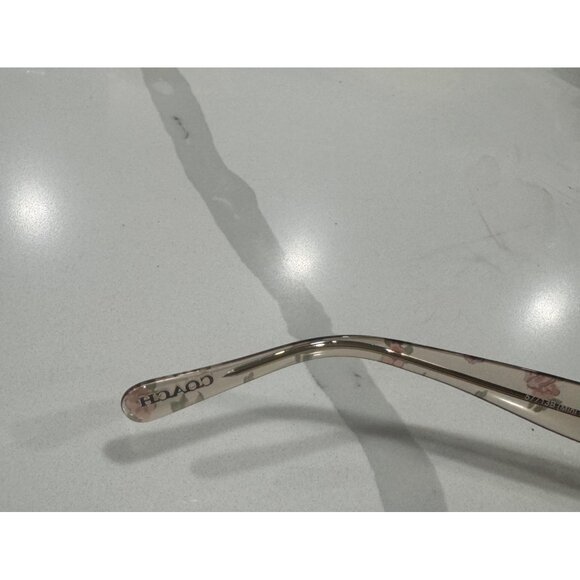 Coach Womens Floral Mini Vintage Rose Sunglasses CH 5773 54mm Square Brown Lens - Picture 3 of 5